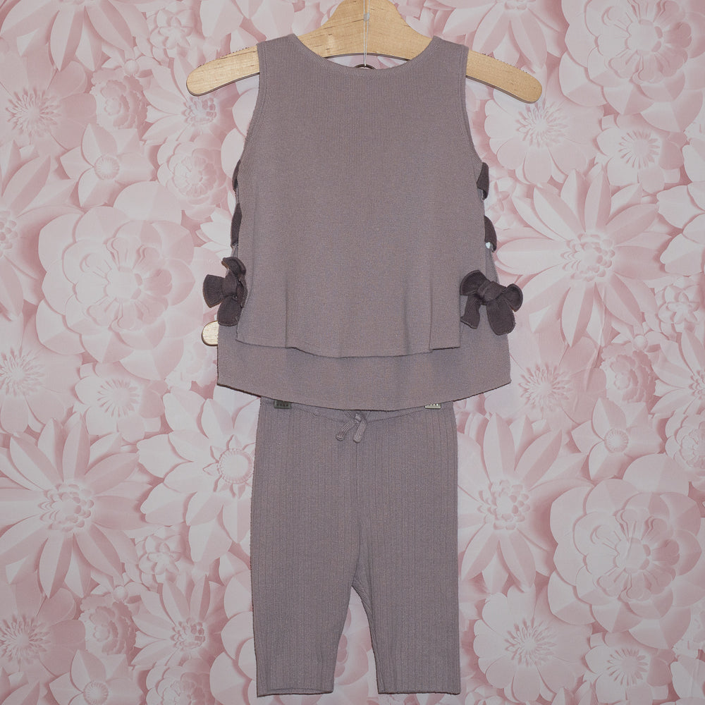 Knit Open-Side Set Size 12-18m
