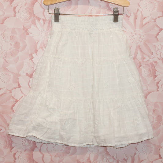 Long White Skirt Size 4-5