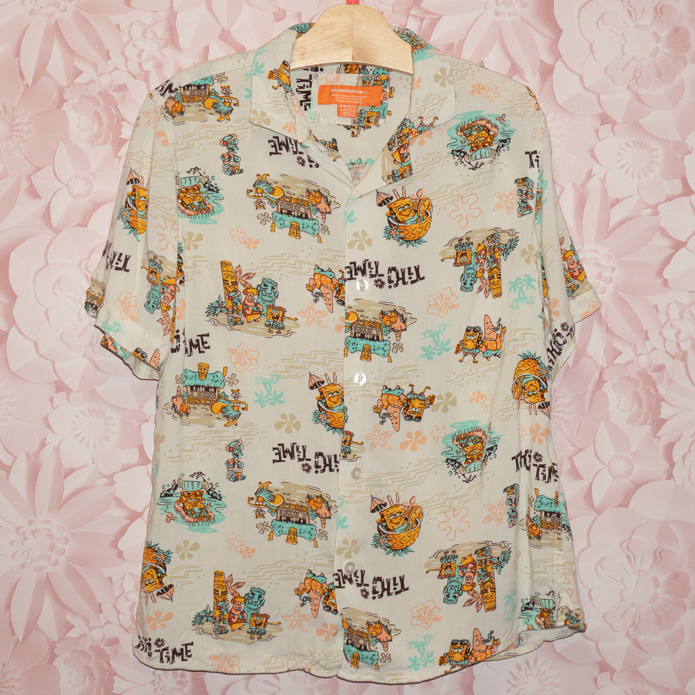 Spongebob Tropical Shirt Size 10/12