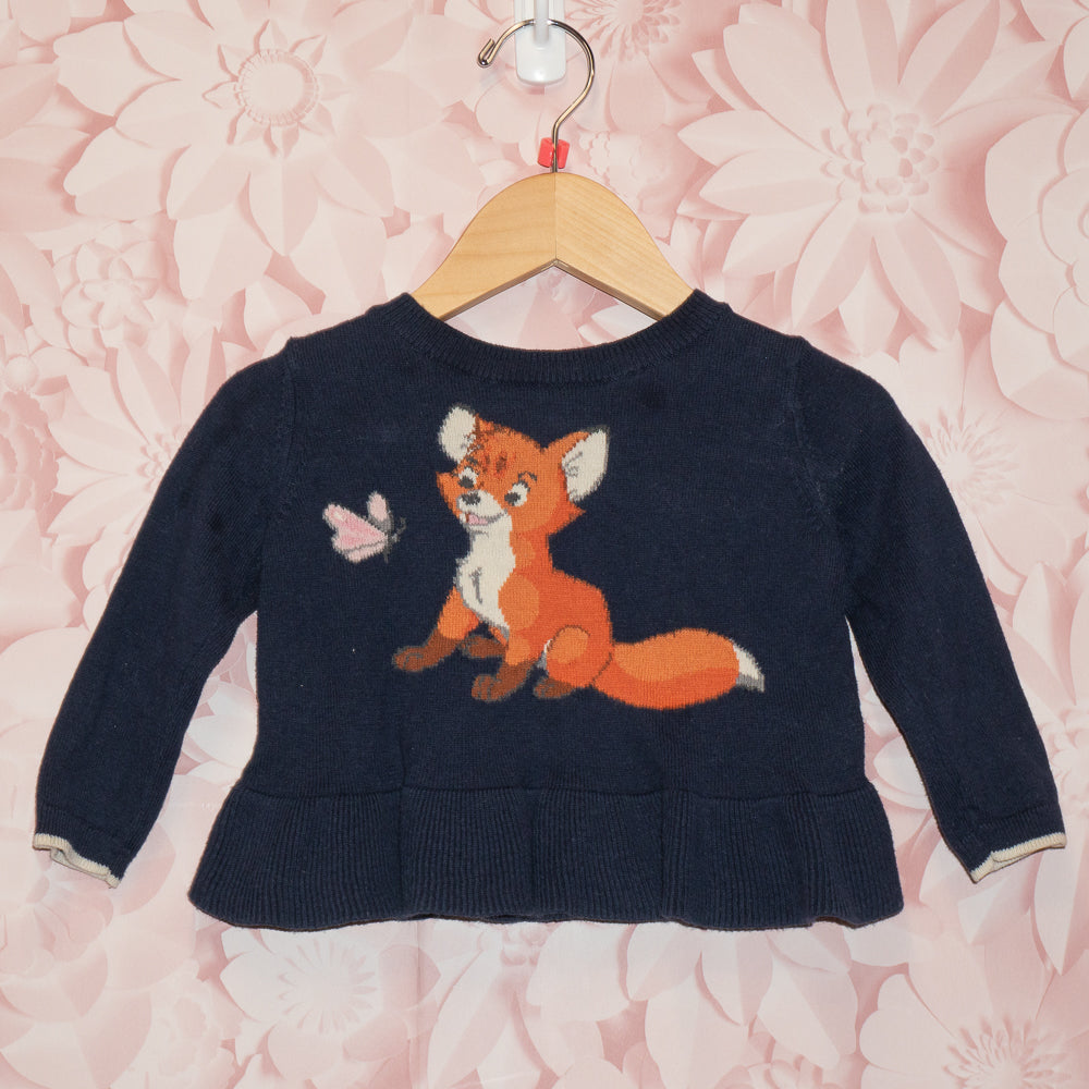 Fox Sweater Size 12-18m