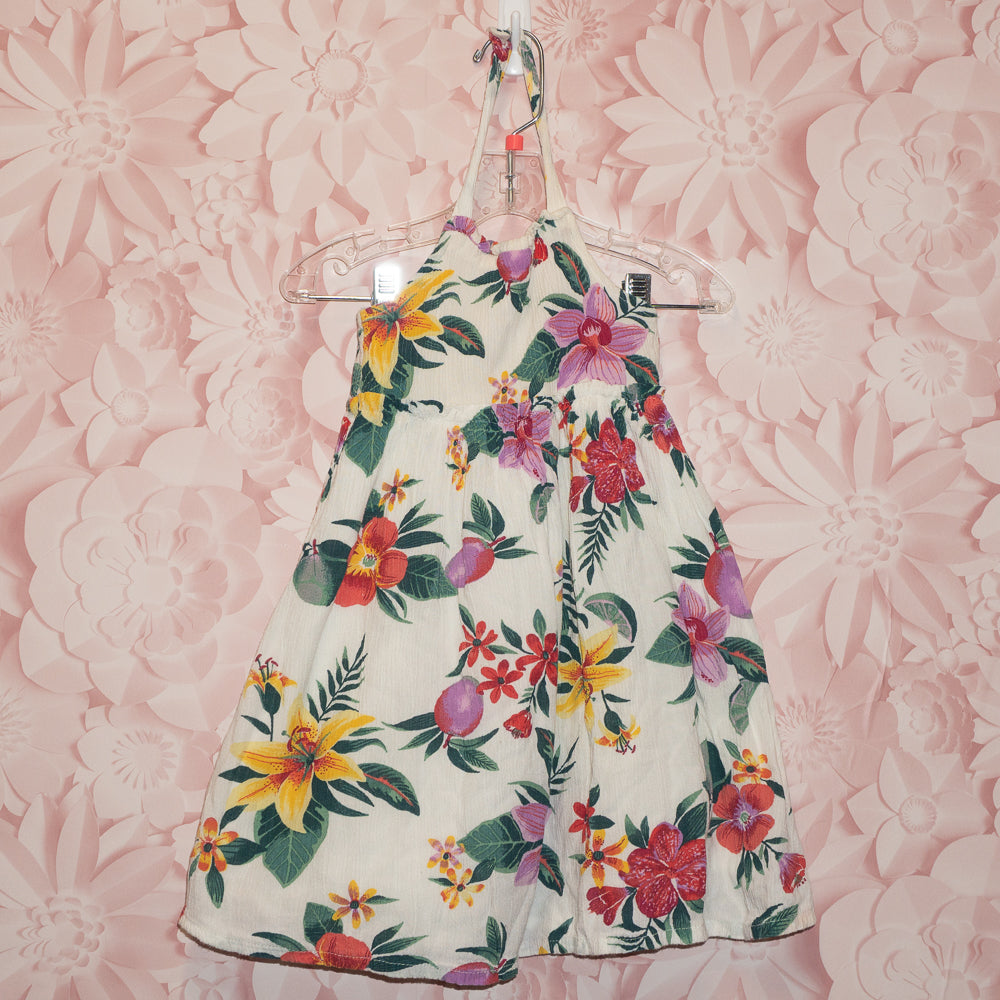 Tropical Halter Dress Size 2T