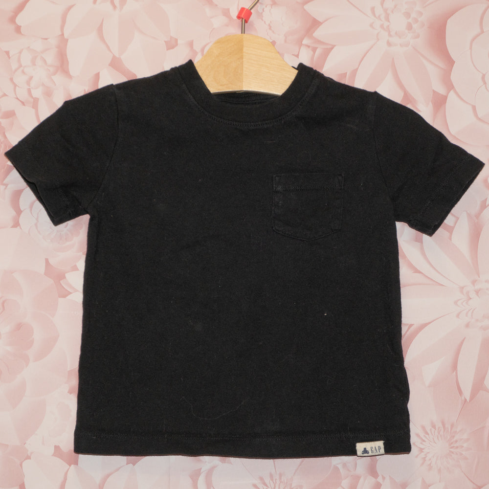 Black Pocket Tee Size 3