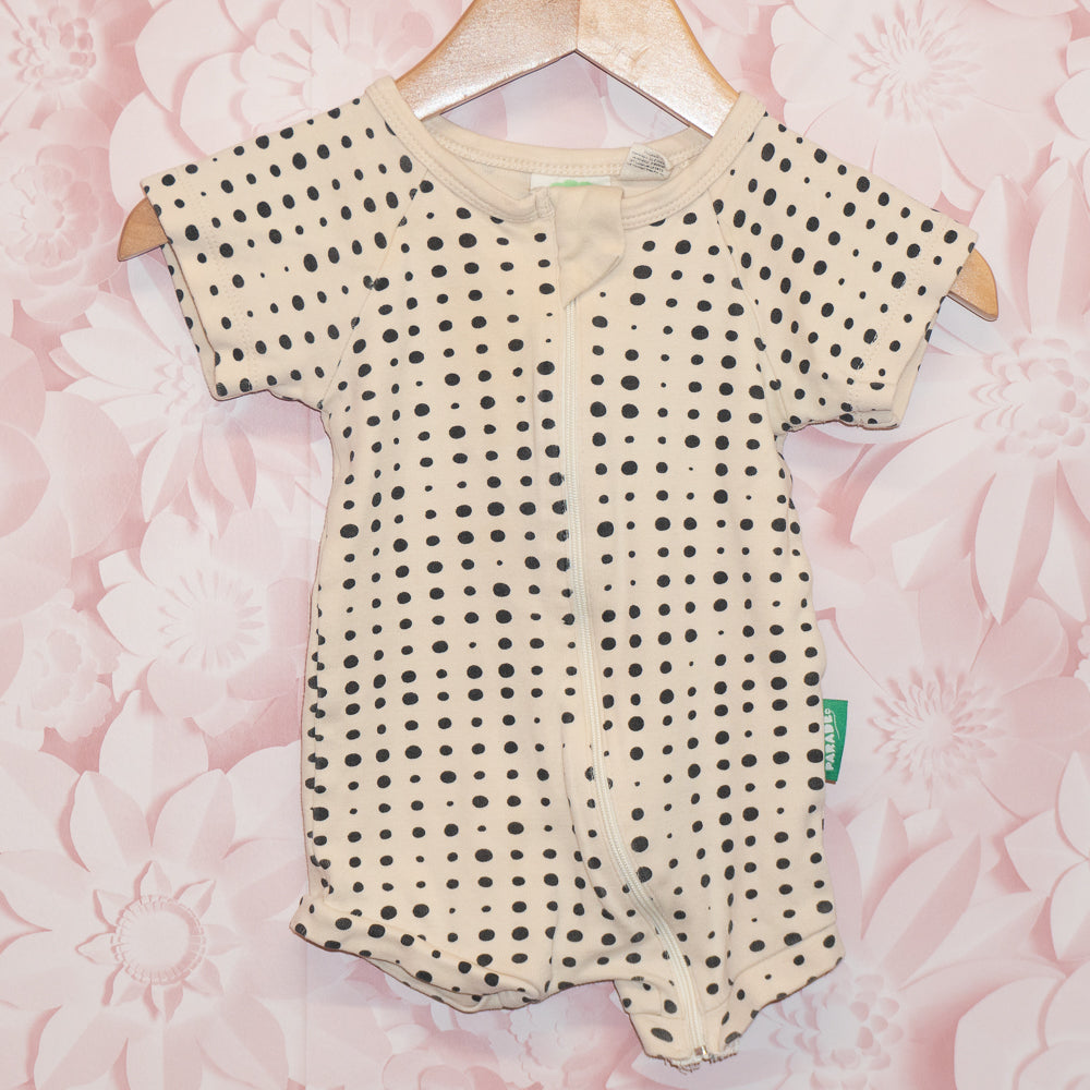 Dotted Shortie Romper Size 3-6m