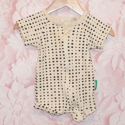 Dotted Shortie Romper Size 3-6m