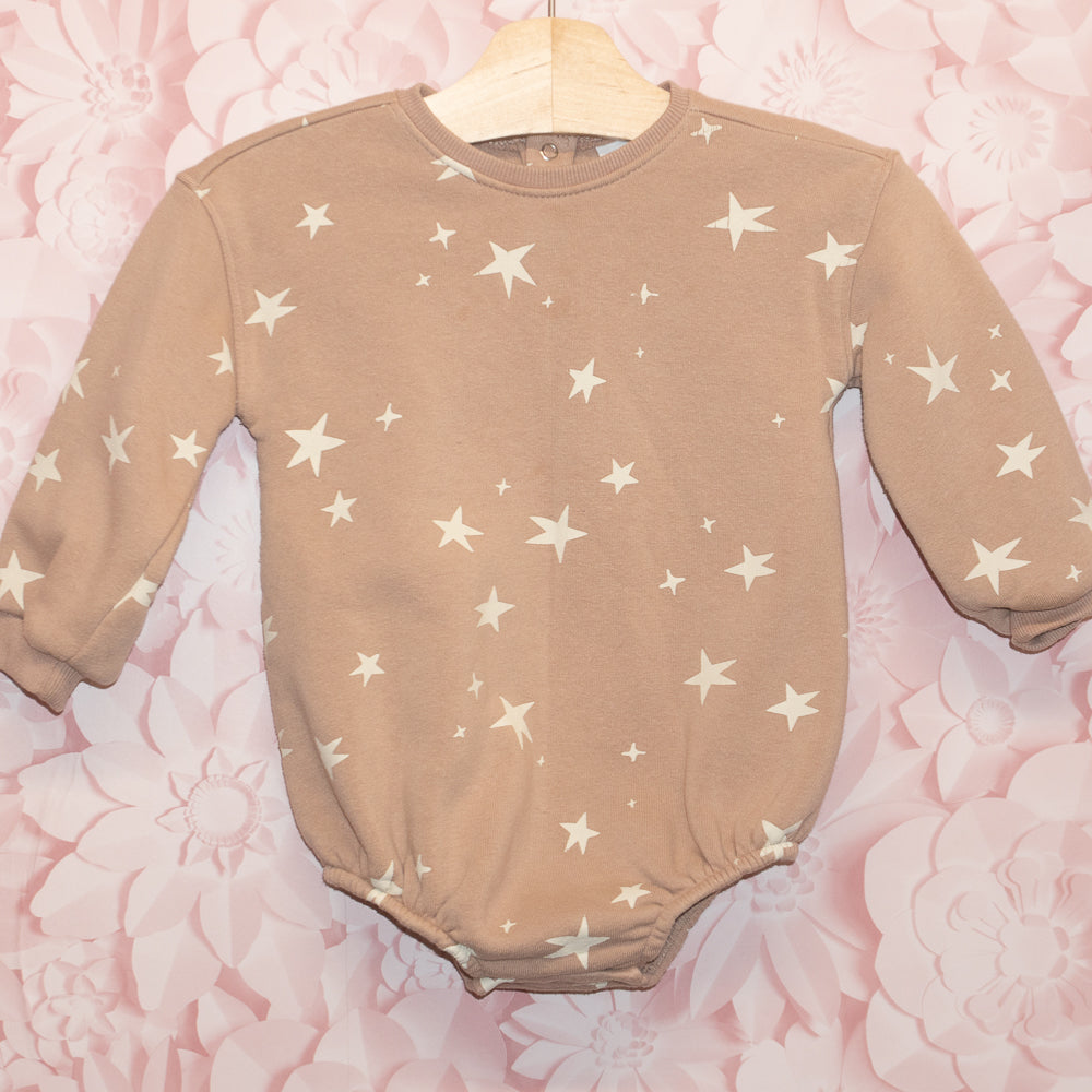 Star Sweatshirt Onesie Size 18m