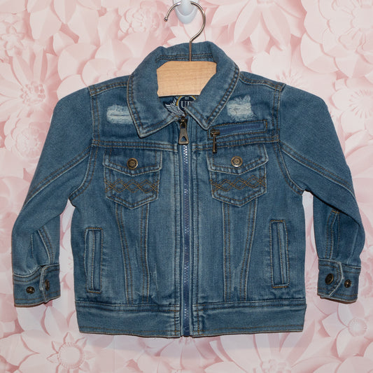 Zip Jean Jacket Size 18m