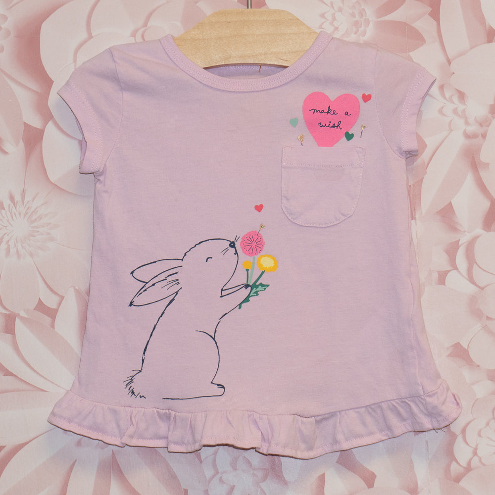 Bunny Wish Tee Size 6m