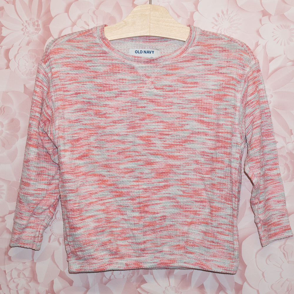 Pink Waffle Top Size 5T