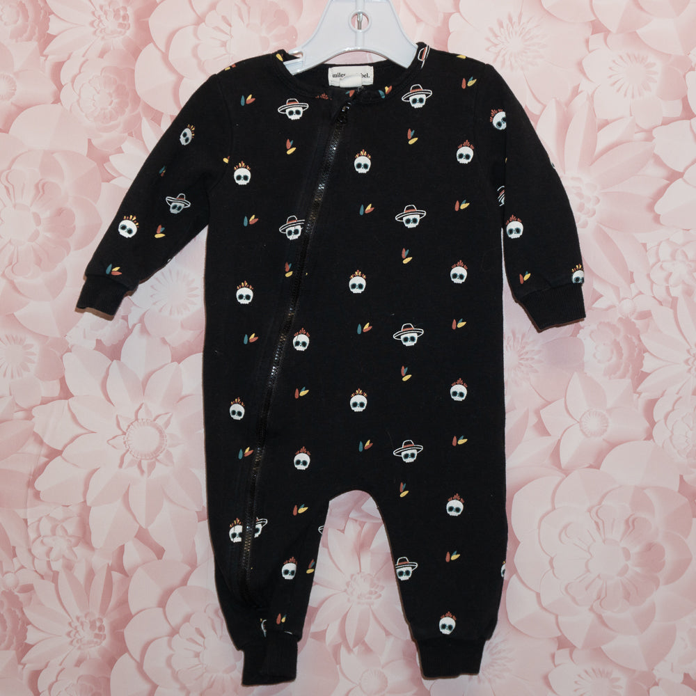 Skull Romper Size 9m