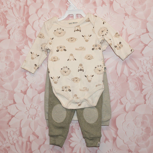 NWT 4-Piece Animal Set Size 0-3m