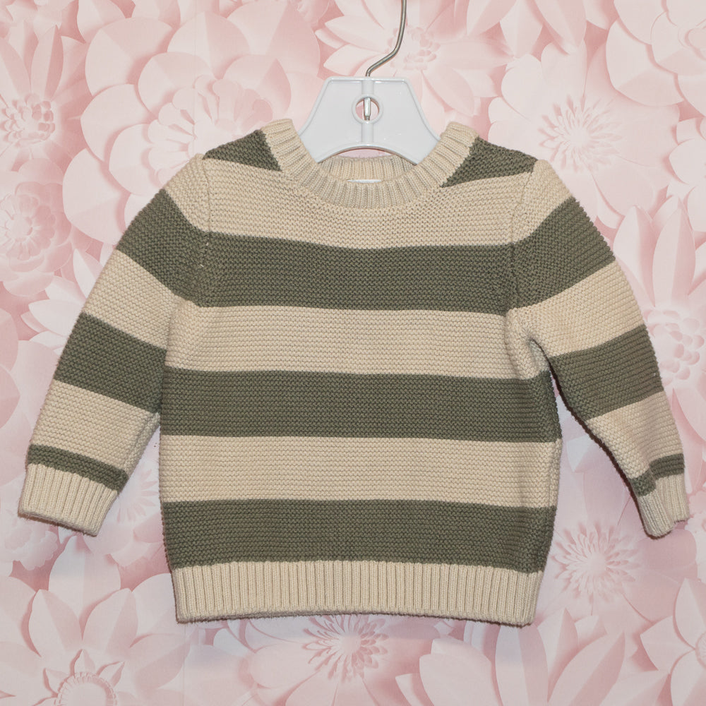 Striped Knit Sweater Size 6m