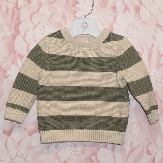 Striped Knit Sweater Size 6m
