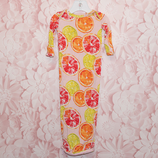 Bamboo Citrus Sleep Gown Size 0-3m