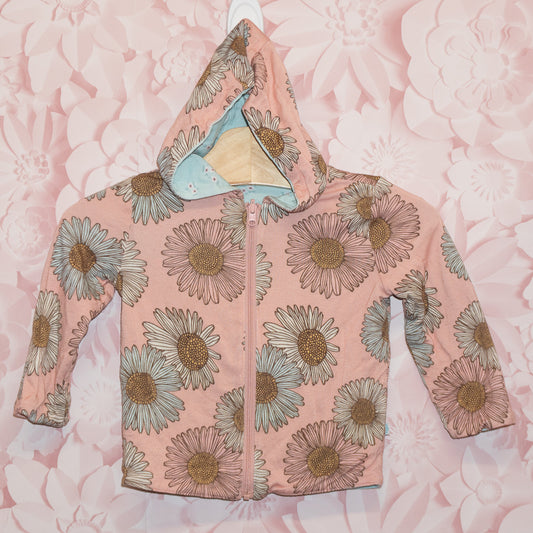 Reversible Bamboo Zip Hoodie Size 12-18m (Estimated)