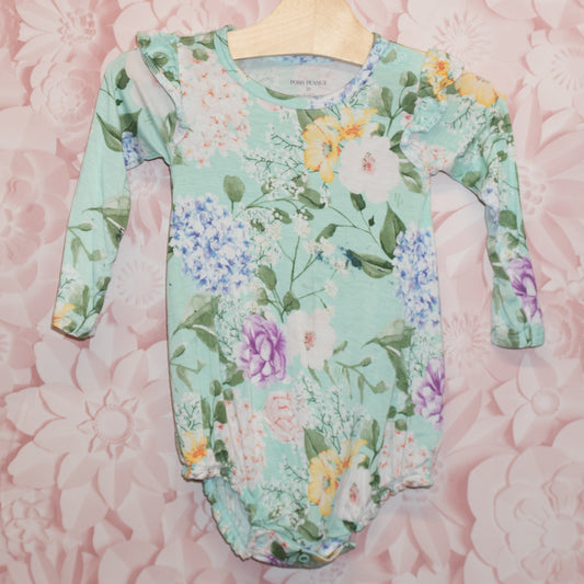 Bambo Floral Onesie Size 2T