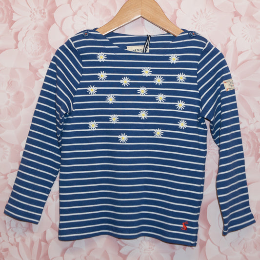 NWT Striped Daisy Tee Size 5Y