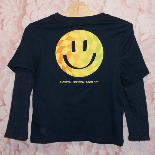 Rad Days Waffle Sleeve Tee Size 5T