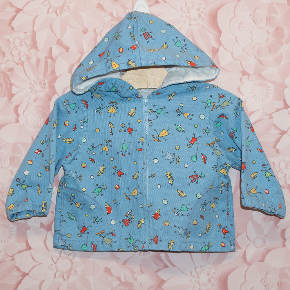 Vintage Stick Figure Jacket Size 12m (Estimated)