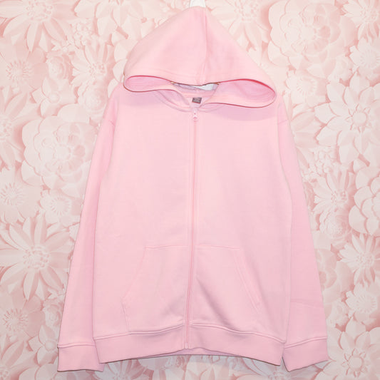 Pink Zip Hoodie Size 10-12