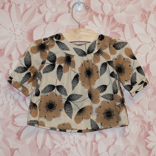 Floral Tee Size 6-12m