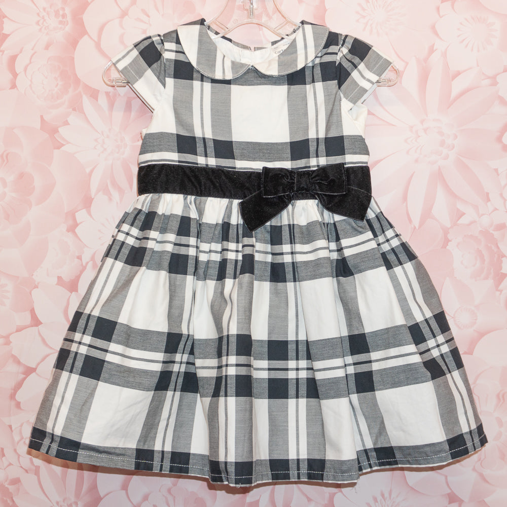 B&W Plaid Dress Size 12n