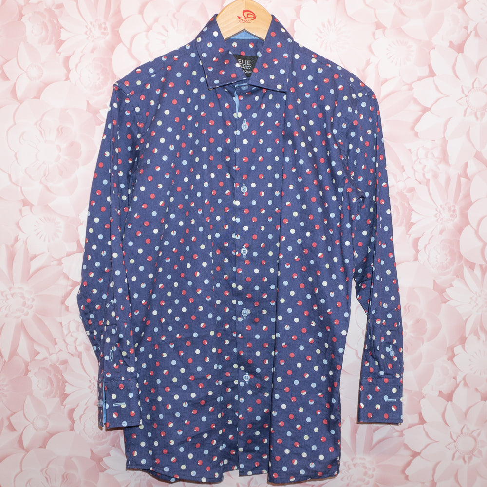 Dotted Dress Shirt Size 12