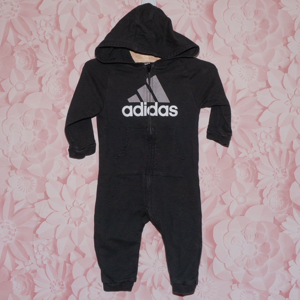 Adidas Hooded Romper Size 9m