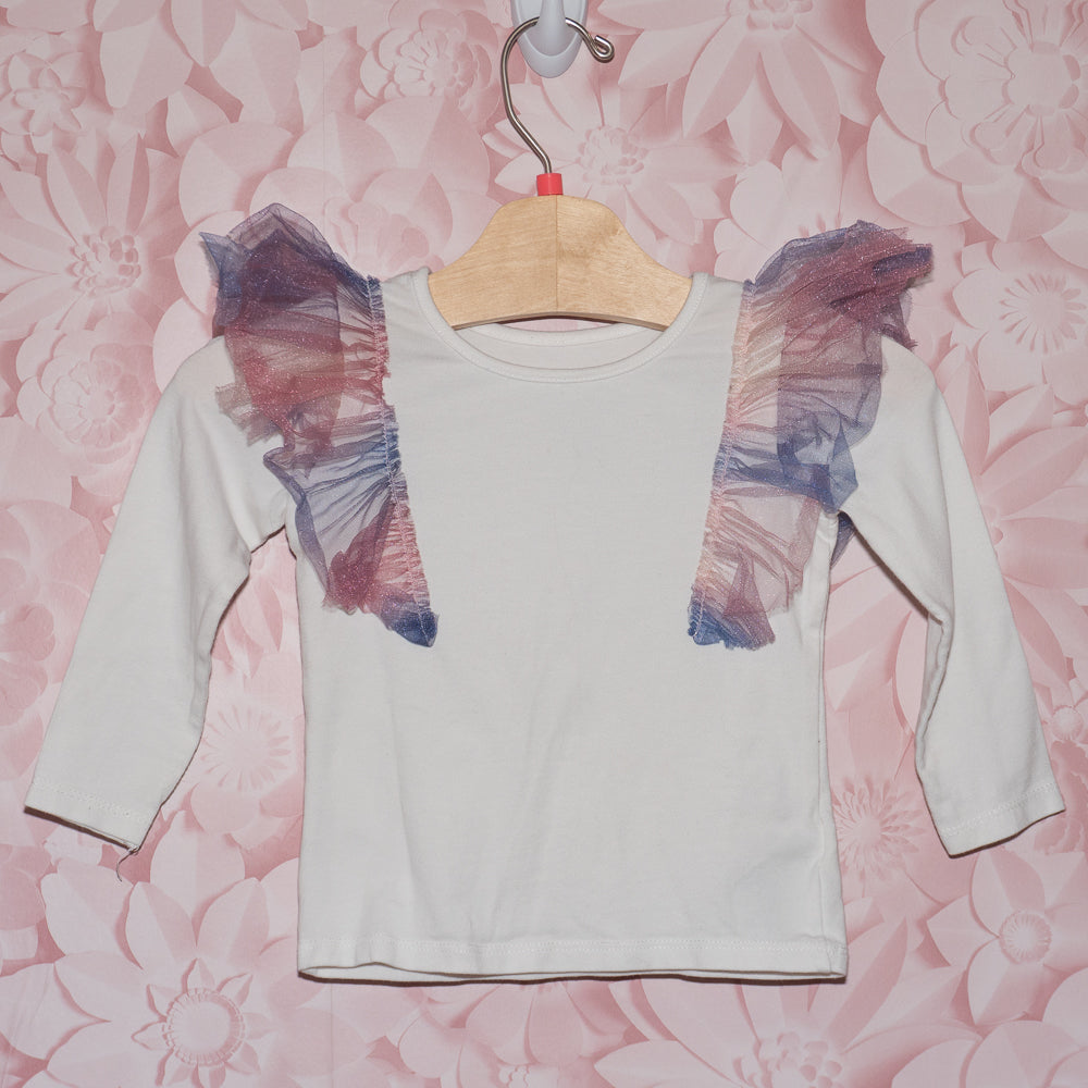 Tulle Ruffled Top Size 2T