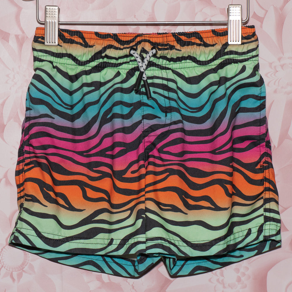 Rainbow Tiger Swim Trunks Size 6/7