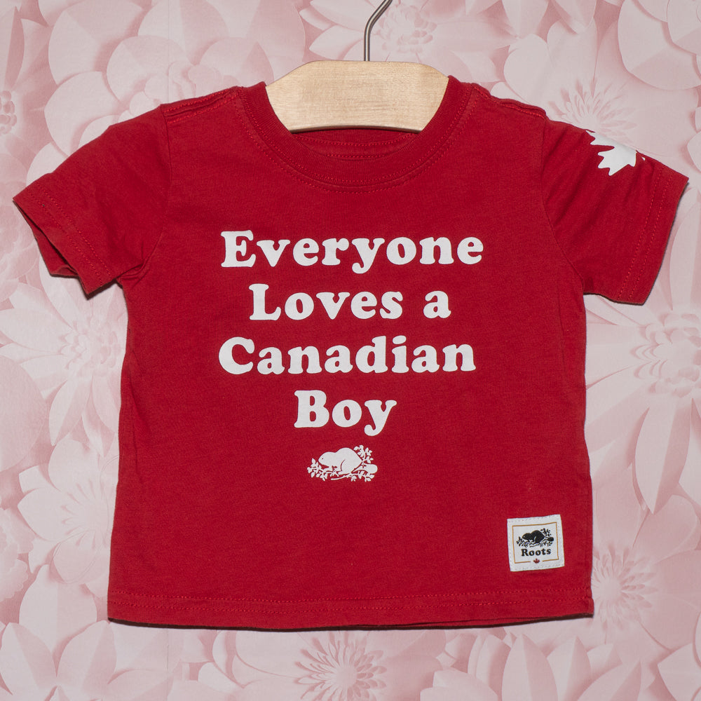 Canadian Boy Tee Size 3-6m