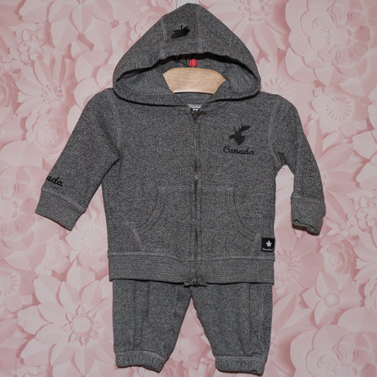 Heather Gray Set Size 6-12m