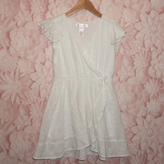 White Eyelet Dress Size 10