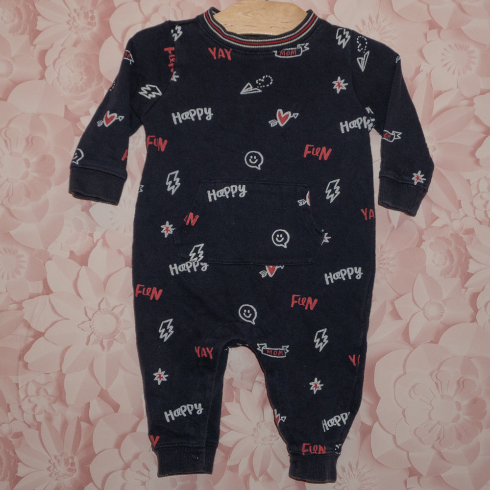 Fun Happy Romper Size 6-12m