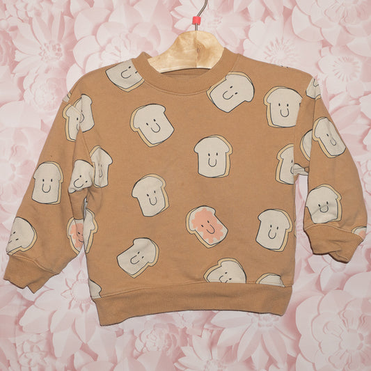 Toast Crewneck Size 3/4T