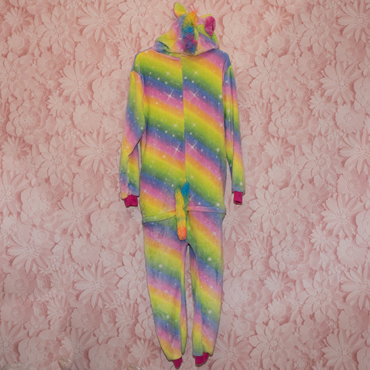 Rainbow Unicorn Romper Size 10