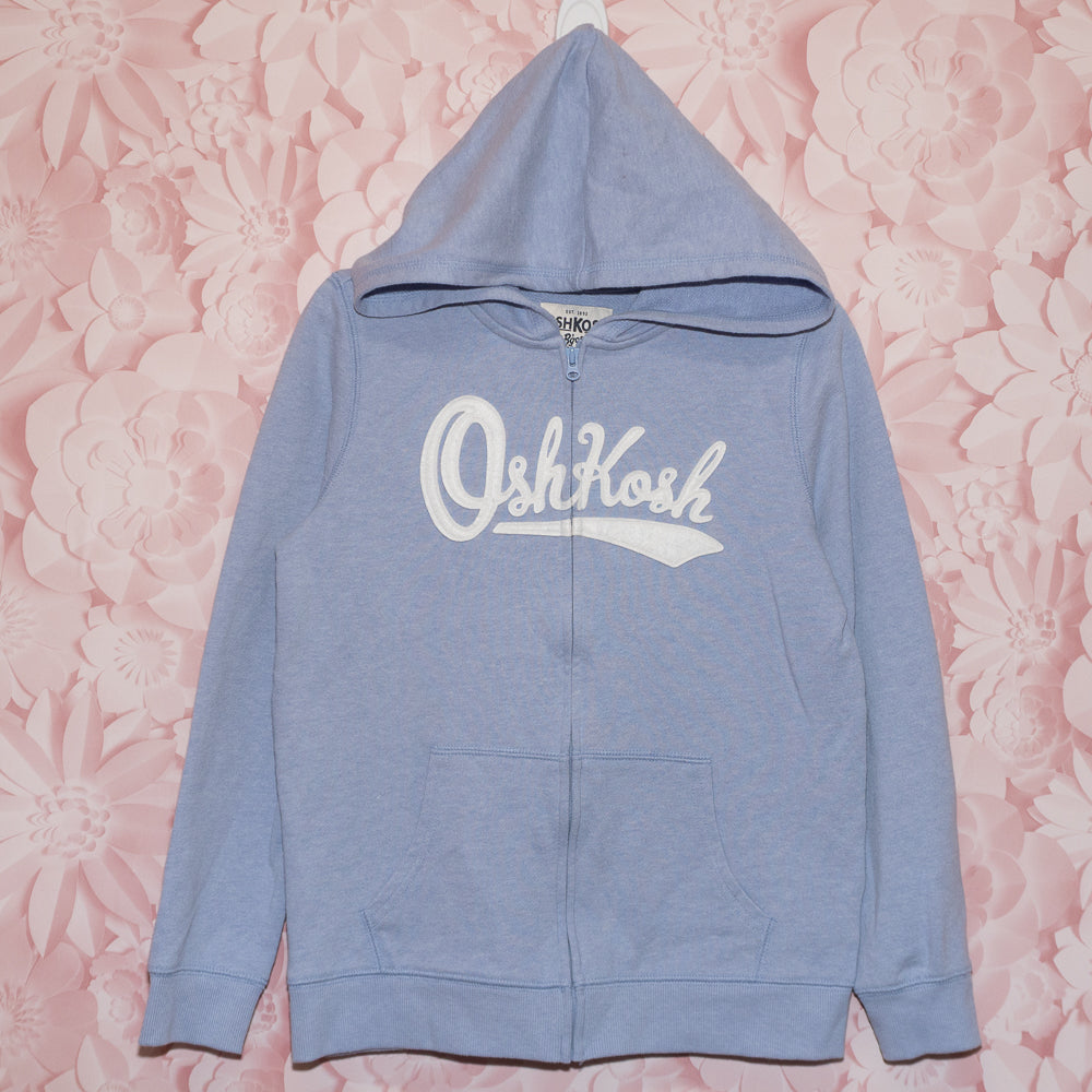 Blue Logo Zip Hoodie Size 12