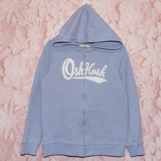 Blue Logo Zip Hoodie Size 12
