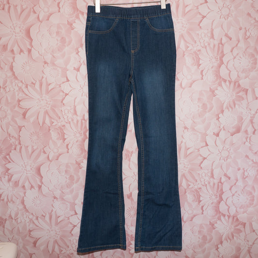 Flared Pull-on Jeans Size 12