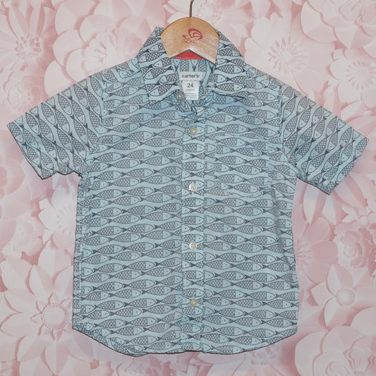 Fish Shirt Size 24m