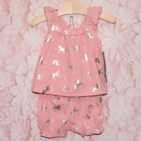 NWT Silver Unicorn Set Size 18m