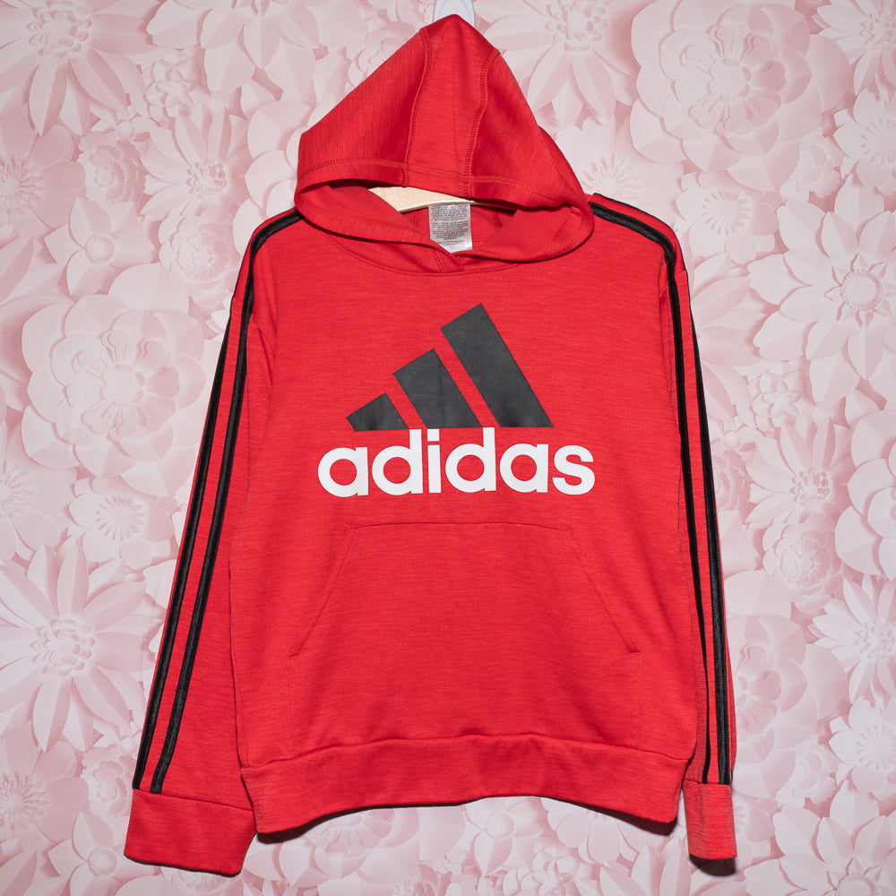 Red Adidas Hoodie Size 8-10