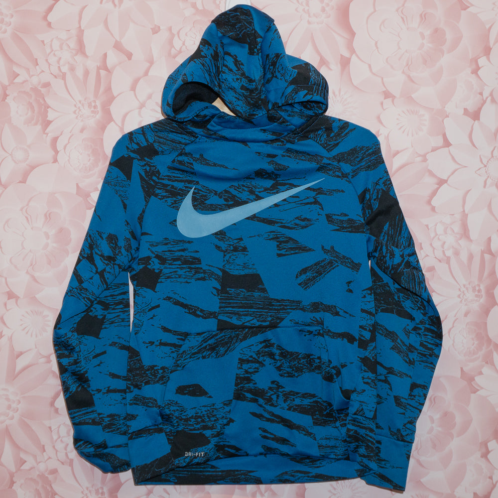 Nike Patterened Hoodie Size 8-9