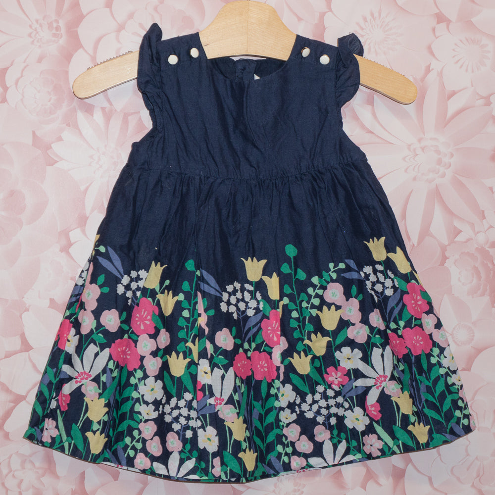 Spring Flower Dress Size 18-24m