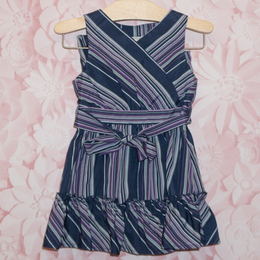Striped Wrap Dress Size 18m