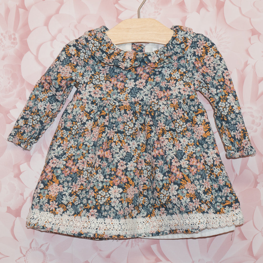 Floral Dress Set Size 3-6m