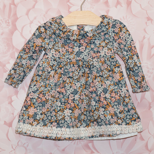 Floral Dress Set Size 3-6m