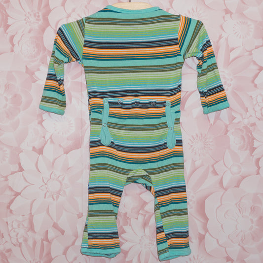 Striped Bamboo Sleeper Size 3-6m