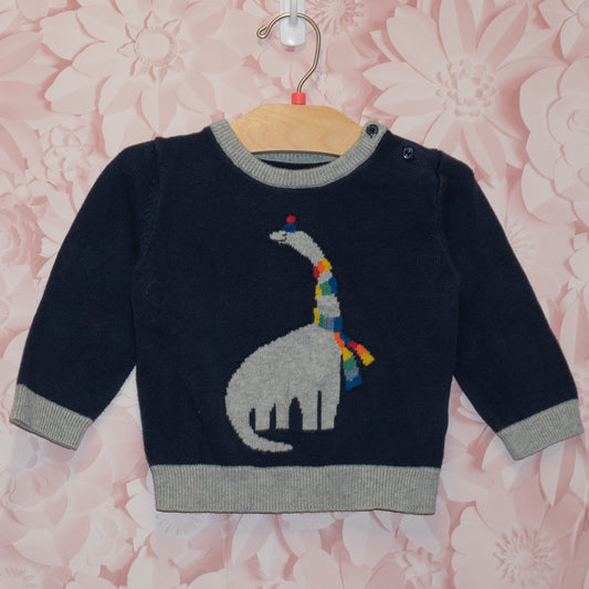 Rainbow Dino Sweater Size 18-24m