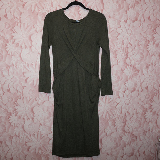 Green Maternity Dress Size M