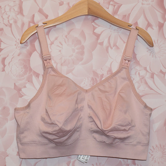 Pink Nursing Bra Size L-Full Cup